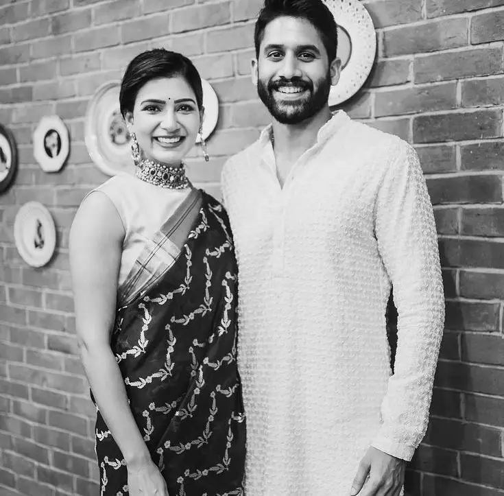 Naga Chaitanya and Samantha Akkeini on their Happy Anniversary