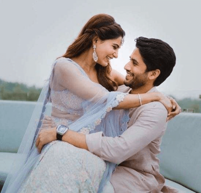 Samantha Akkineni with Naga Chaitanya