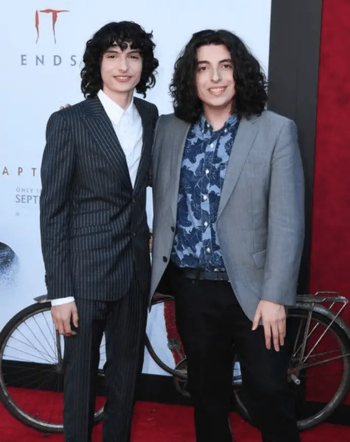 nick wolfhard with finn wolfhard