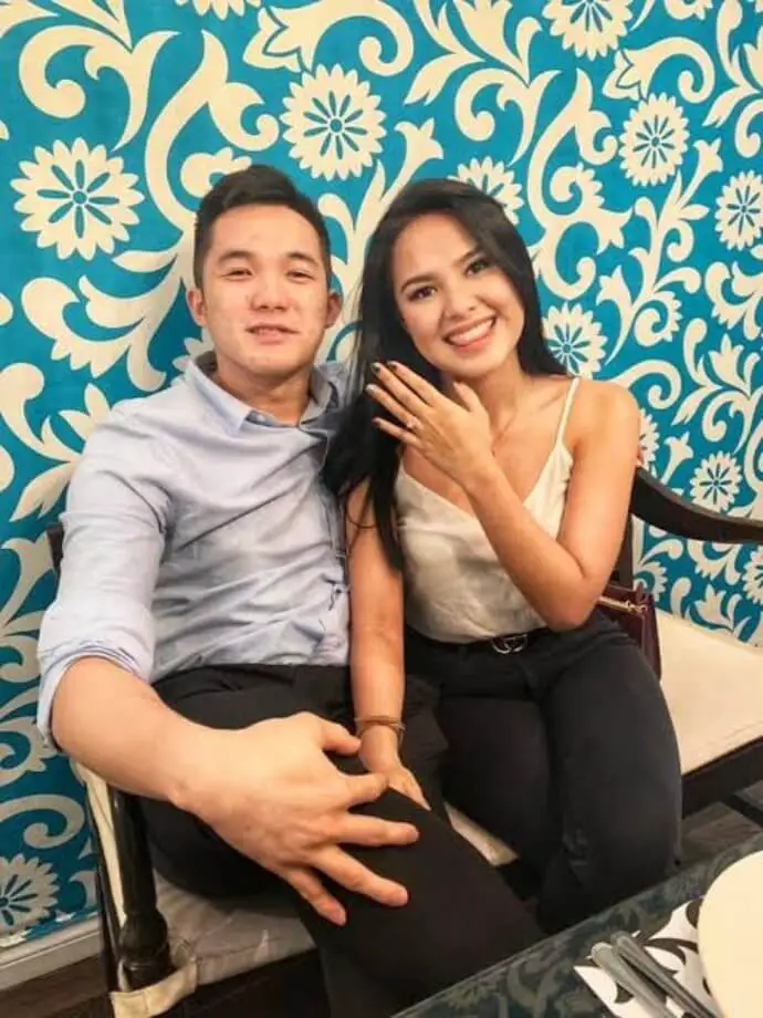 Agatha Uvero with Paul Desiderio