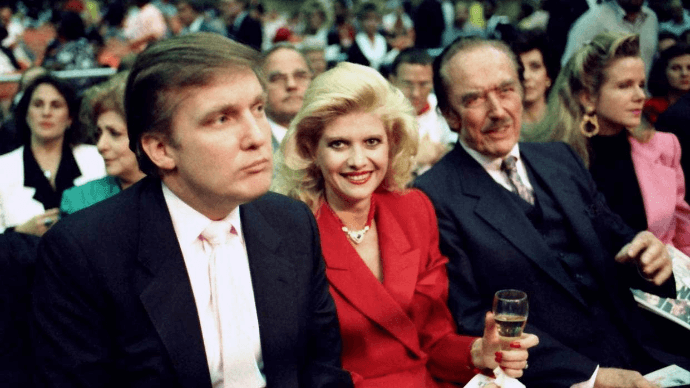 Frederick Christ Trump III with Ivana Trump